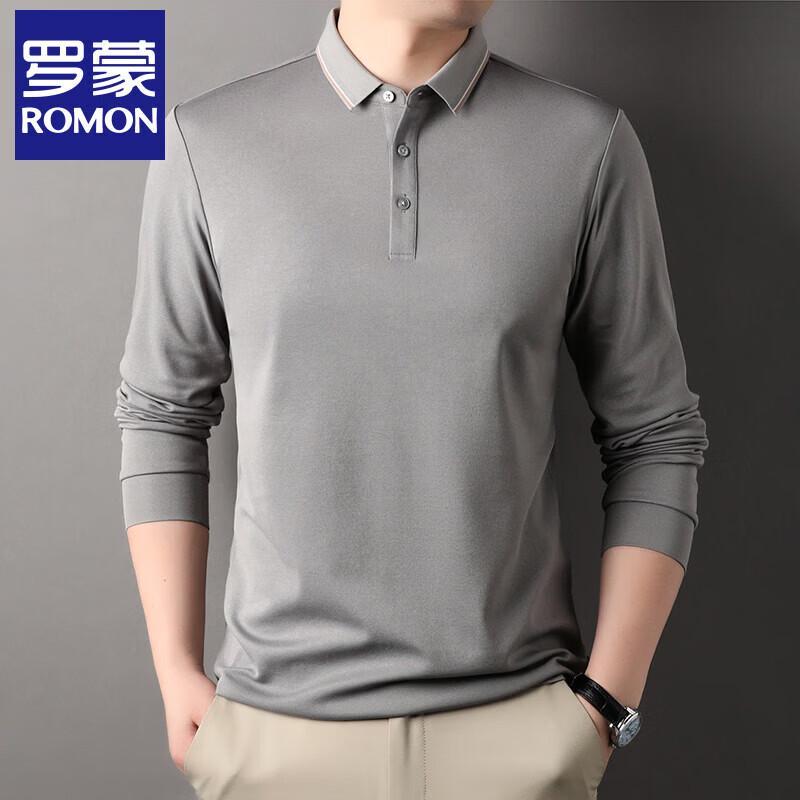Luomeng Men s Long-Sleeve Polo Shirt M