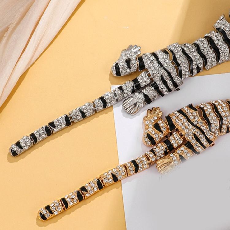 Unique Designs Evening Brooch Jewelry Luxurious Rhinestones Tigers Brooch Adornment for Social Event and Daily Wear