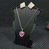 Acrylic Mini Necklace Display Mannequin Pendant Model Jewelry Holder Necklace Showing Stand Rack Earring Showcase