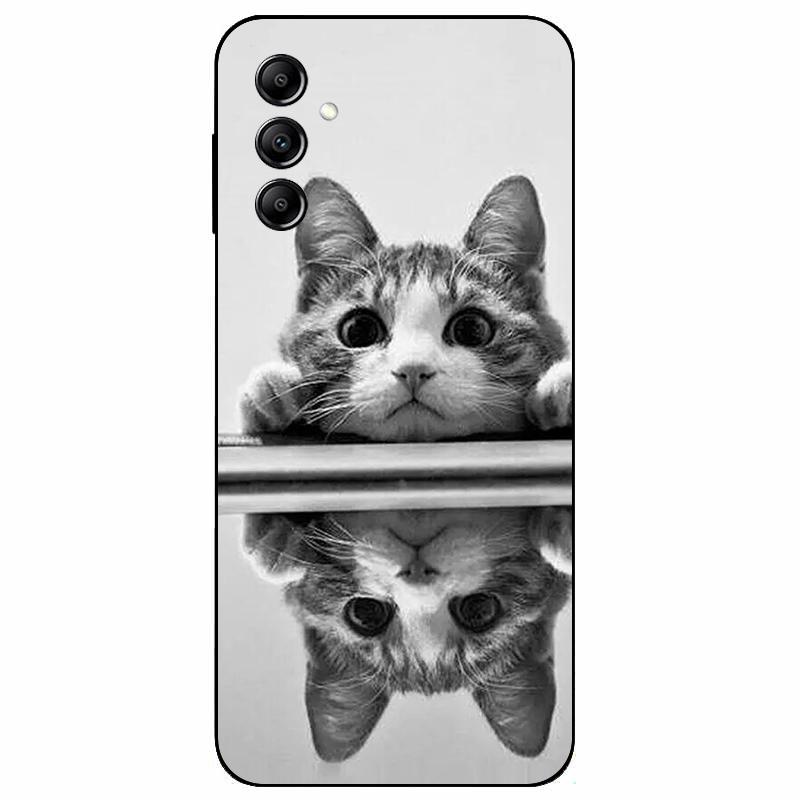 For Samsung A14 4G A 14 M14 5G Case Painted TPU Soft Silicone Black Funda for Samsung Galaxy A14 A145F Bumper GalaxyA14 M 14 Bag