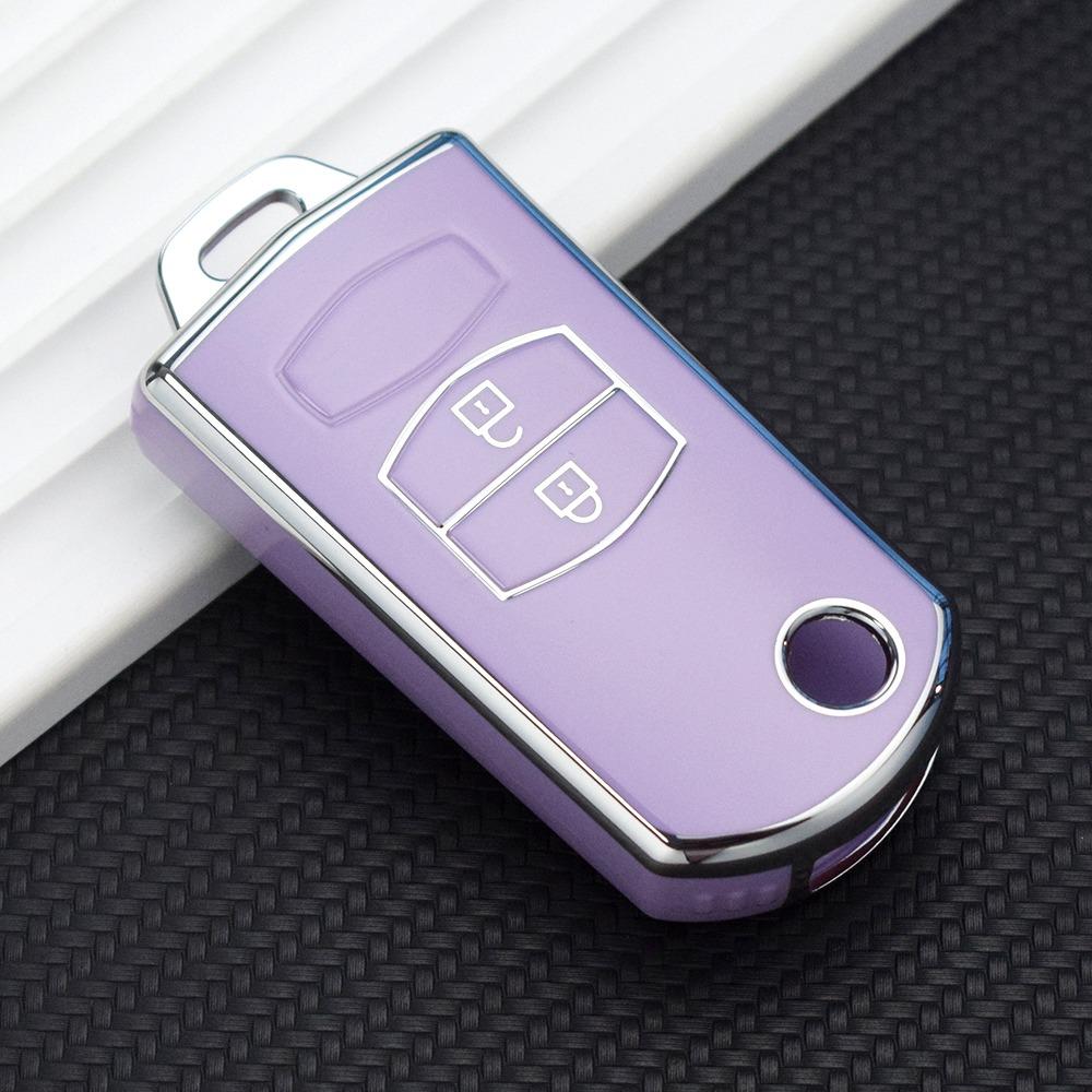 2/3 Buttons TPU Flip Folding Remote Car Key Case Fob For MAZDA 3 5 6 Series M6 RX8 MX5 Shell Hold