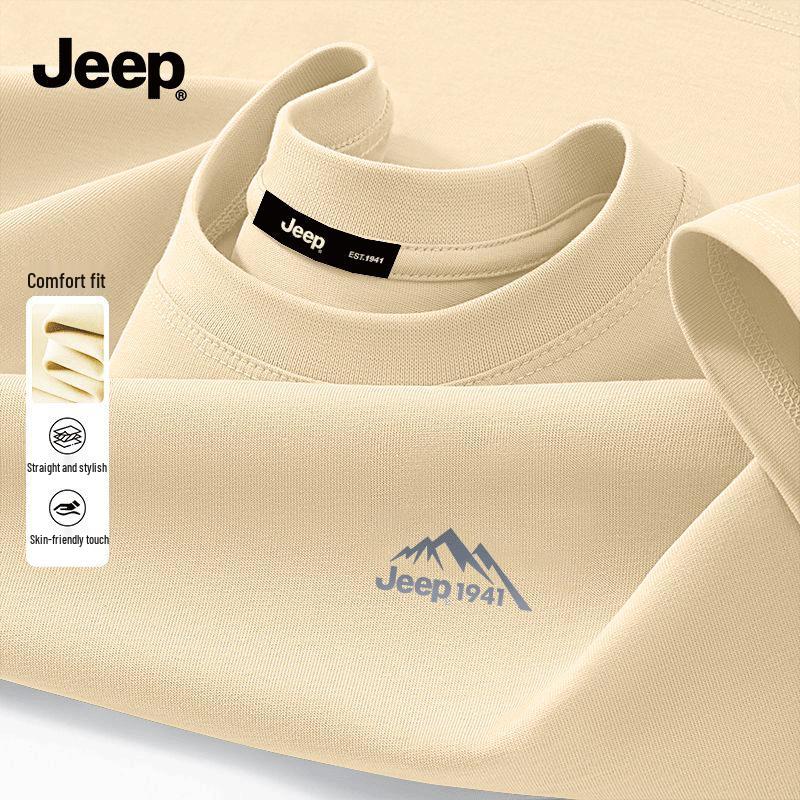 JEEP Men s Breathable Heavyweight Cotton Short Sleeve T-Shirt XL