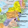 USA Map Poster United States Political Wall Map with States Capitals for Classroom Home School Supplies Students Educational Art Decor