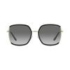 Coach [Available Prescriptions] Gradient Logo Comfortable Sunshade Frame Gold Irregular Sunglasses Women's Style
