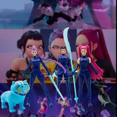 Anime Kpop Demon Hunters Figure Model Toy Cartoon Gaming Peripherals Desk Decoration Collection Figures Model Toy For Kid Gift
