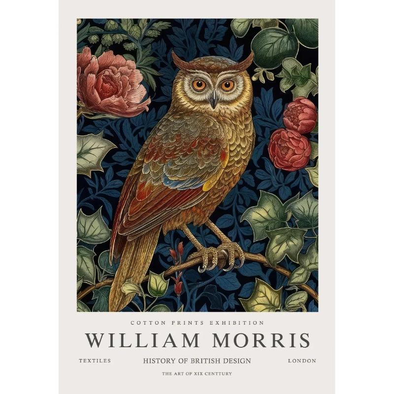 

Уильям Моррис Животное Сова Слон Павлин Растение Искусство Музей Выставка Постер Холст Картины Настенное Искусство Картинки Домашний Декор 21cm×30cm NoFrame