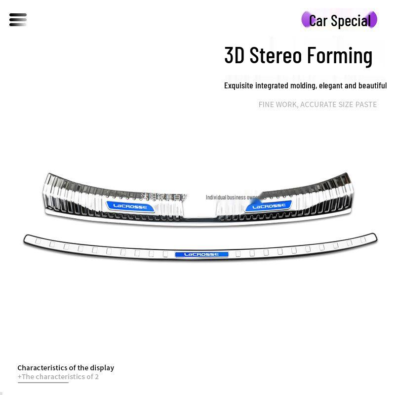 Buick 23-26 LaCrosse Rear Bumper Guard & Trunk Scratch Protector Strip