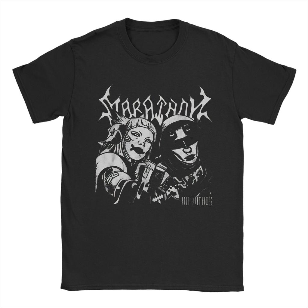 Game Marathon Graphic Printed T Shirts Unisex Women 100 Cotton Tee Shirt Clothing