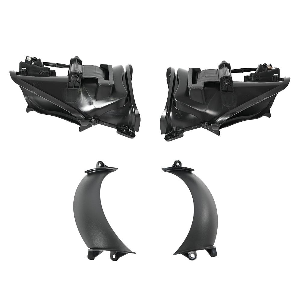 Harley-Davidson Road Glide (15-23) Dual Light Inner Air Intake Box - Black