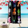 DRAGON BALL Print Beach Towel, Large Soft Quick Dry Towel for Beach Camping Swimming