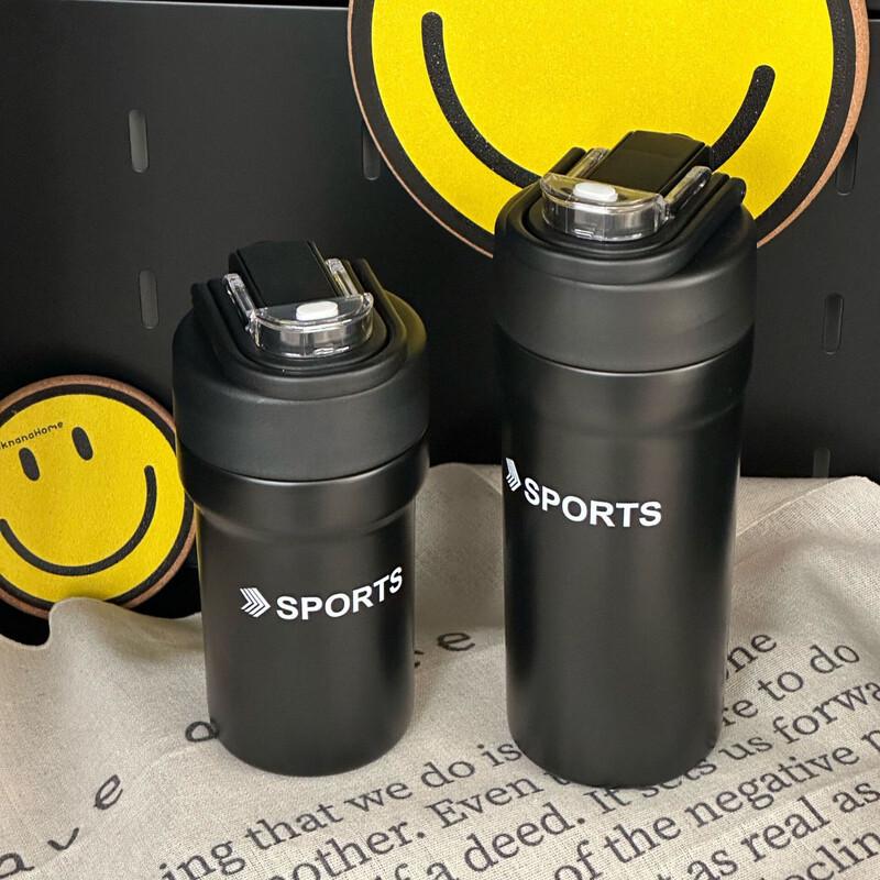 Portable Insulated Coffee Cup with Straw