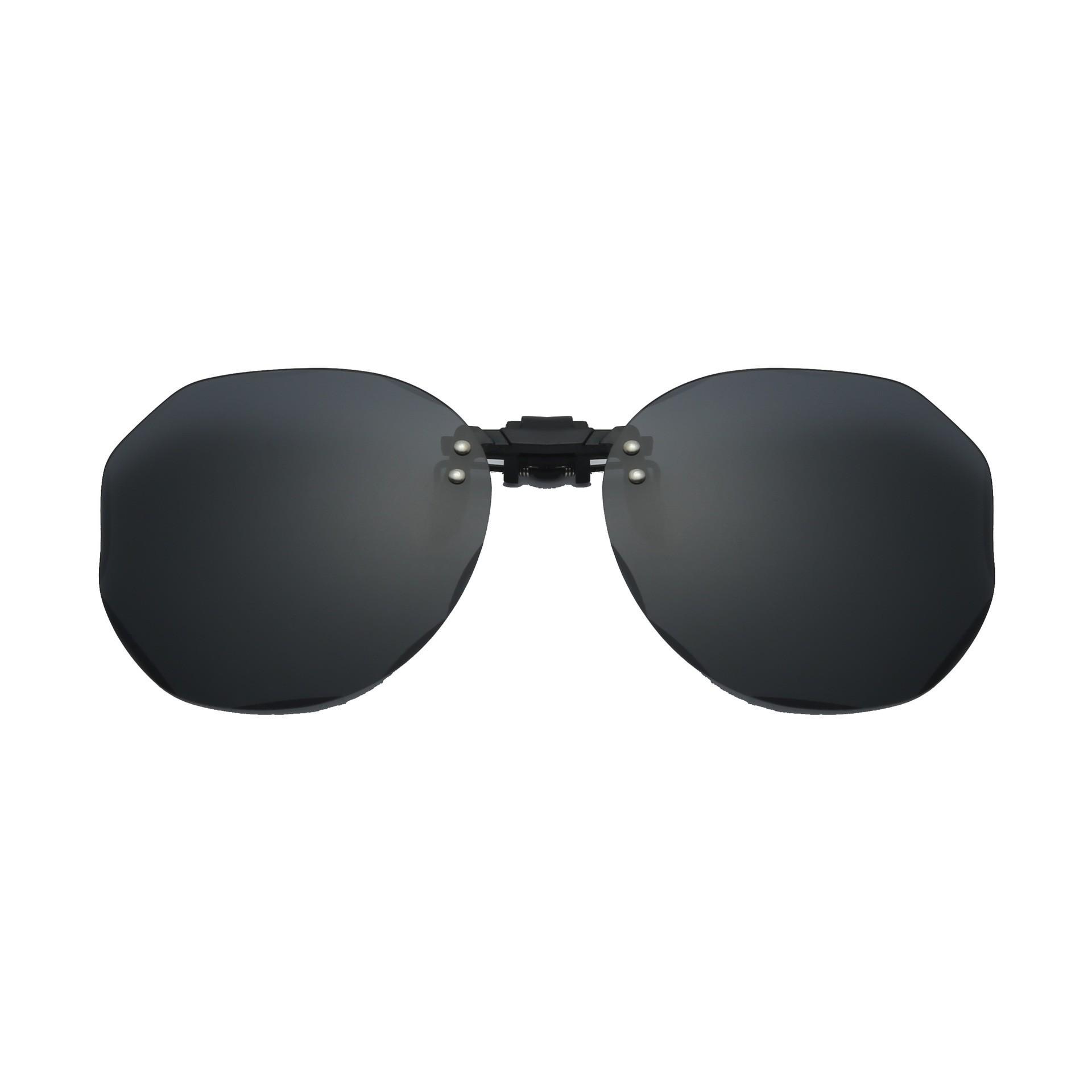 

Tide Polarized Clips Round Trimmed Progressive Color Myopia Clips Fishing Driving Anti-Glare Sunglasses No. 09