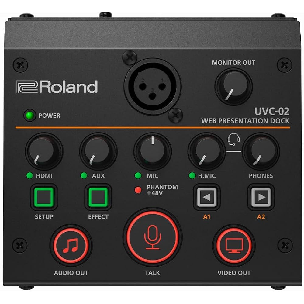 Roland Roland Online Presentation Mixer UVC-02 WEB PRESENTATION DOCK Broadcast Recording Studio O...