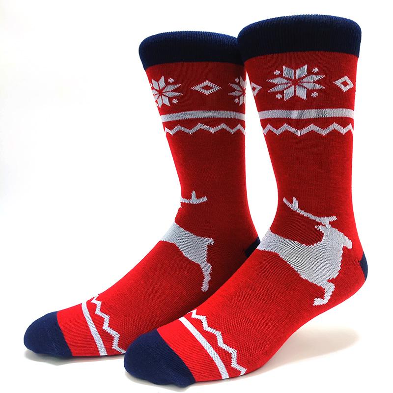 Women Socks Casual Winter Christmas Socks Thickened David's Deer Socks Cotton Cartoon Warm Lady Christmas Socks Gift Elk Socks