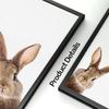 Autumn Rabbit Tail Nursery Wall Art Canvas Painting Nordic Animals Bunny Posters And Prints Pictures Baby Kids Room Home Decor