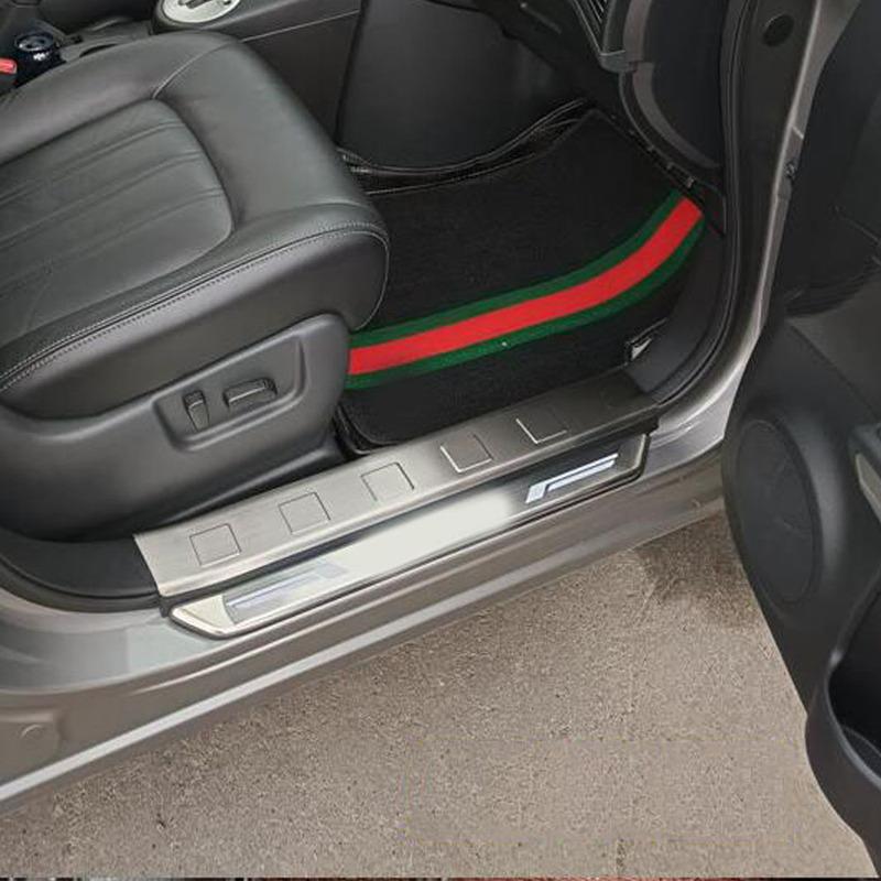 Autoabdeckung Pedal Türschwelle Kratzschutz Innenrahmen Schwelle Für Nissan X-Trail XTrail T31/Rogue 2008 2009 2010 2011 2012 2013