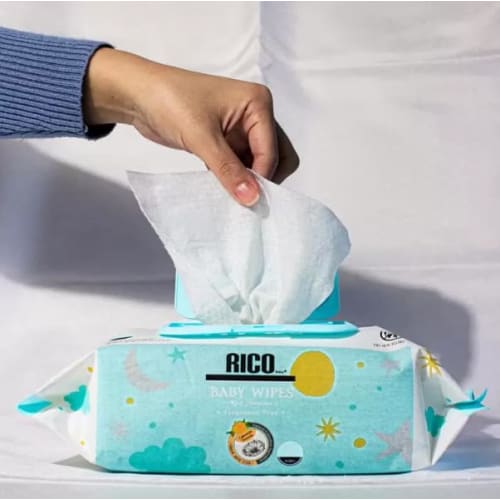 RICO Baby Wipes, 80 Sheets (1 Pack) X 2 Packs