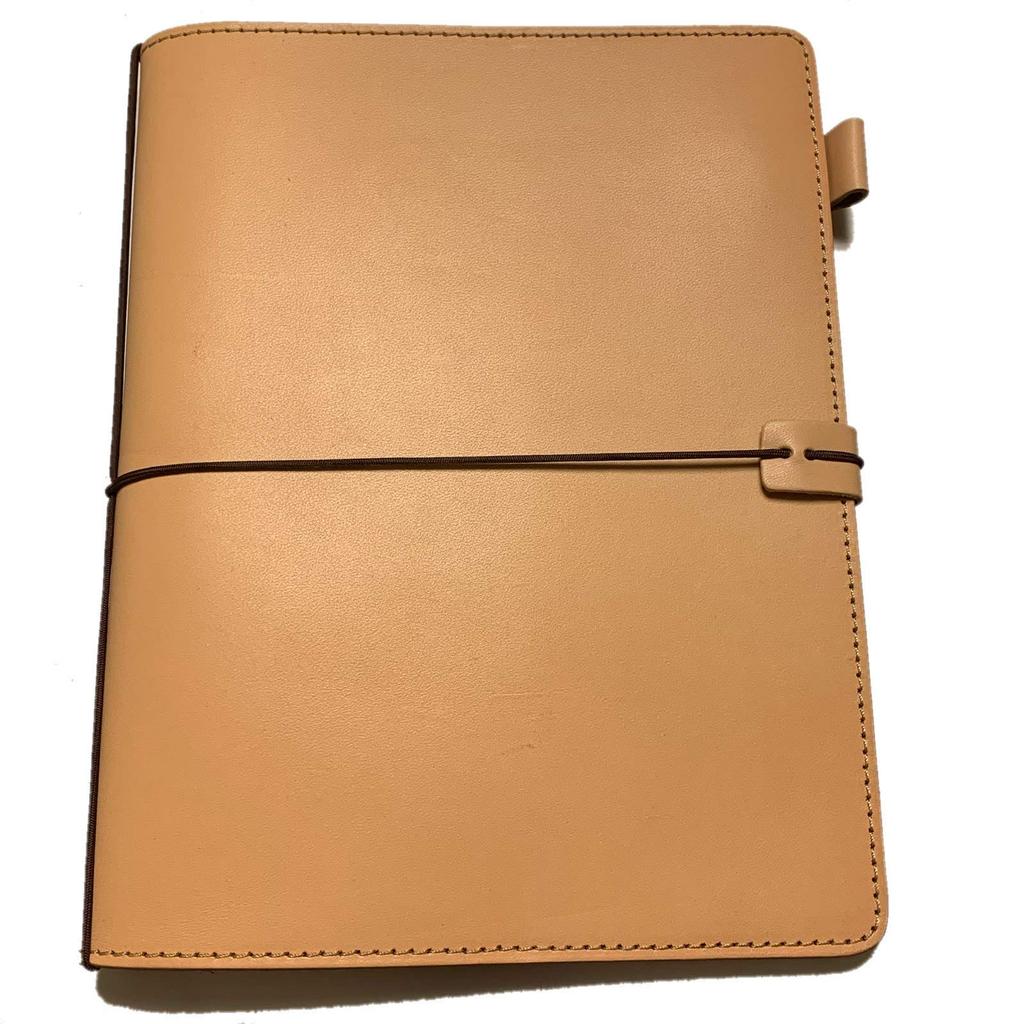 Roost Outdoors Genuine Leather Notebook Cover B5 Semi-B5 Leather Notebook Cover Natural Leather