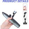 10.6 ” Rear View Mirror Universal Fit Type, Compatible With Wrangler Kia Optima Soul Nissan Rogue Altima Corolla F150 Focus Civic Accord And More