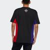 Adidas Originals Trefoil CNY Tape Tee Logo Patchwork Crew Neck T-Shirt Men Tops Black GN5446