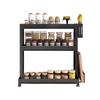 Bieying 2-Tier Carbon Steel Countertop Spice Rack