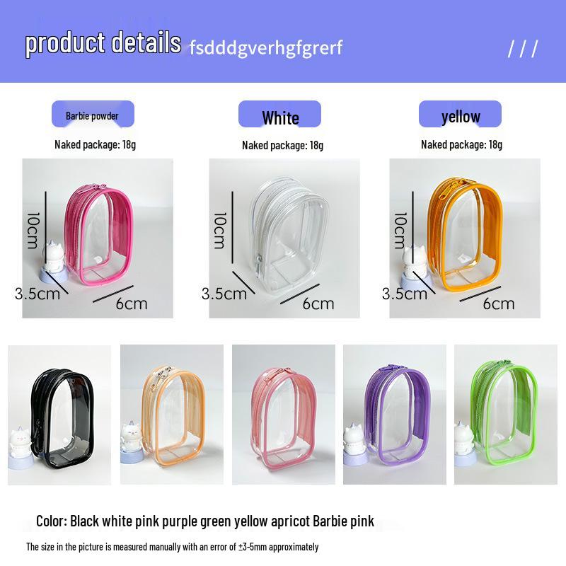 Labubu 4.0 Vinyl Dustproof Heart Code Doll Stroller Bag & Protective Case