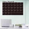 Monthly Planner Calendar Blackboard Removable Wall Sticker Chalk Board