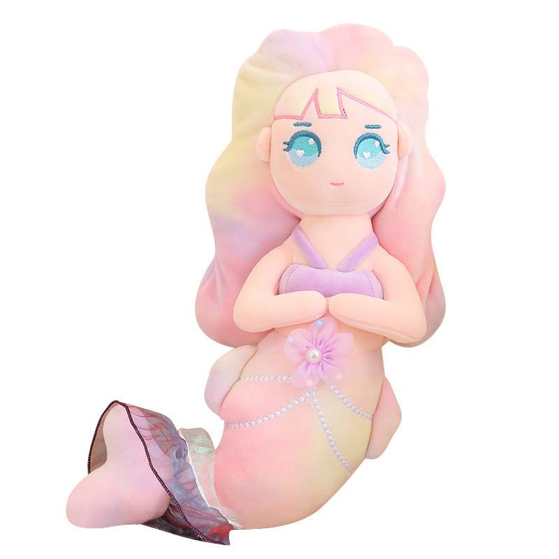 

Кукла Русалка Мечтательная Плюшевая Игрушка Подушка Океан Мягкая Домашний Декор Подушка Подарок Ребенок 45cm/17.72in розовый