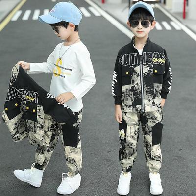Children's Clothing, Boys' Spring and Autumn Suits, Korean Version of The Big Boys' Spring and Autumn Sports Suits
