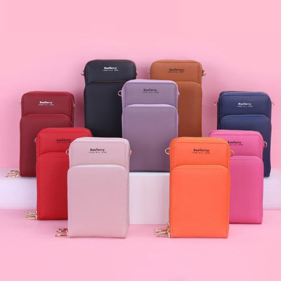 

Прочная сумка Crossbody Three Fold Faux Leather Folding