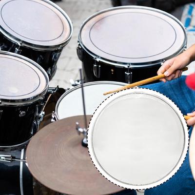Snare Drum Schlagfell Fell Üben Spannen Klang Zubehör Transparent Ersatz DIY Teile