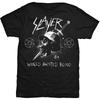 Slayer Dagger Skull T-Shirt Black New