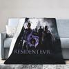 Leon S Kennedy Resident Evil  Warm Soft Plush Throw Blanket for Kids and Adults Funny Flannel Bedspread for Sofa Bed Cover