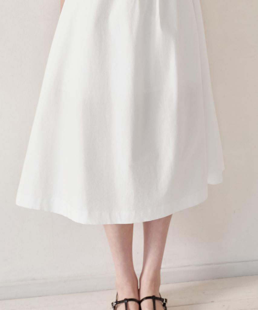 Musinsa Standard Woman Women'S Poplin Sleeveless Long Dress [White]