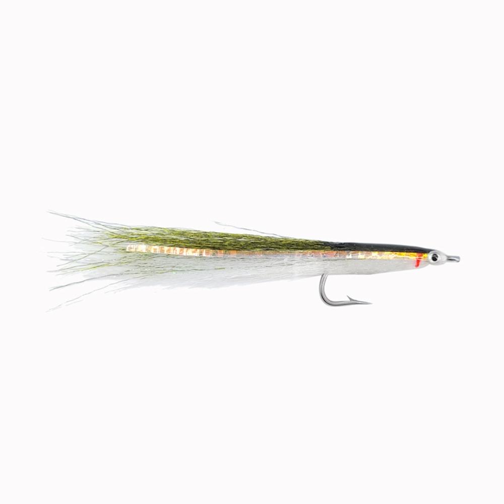 Stainless Hooks Fly Fishing Sand Eel 3D Realistic Realistic Fish Eye Surf Candy Fly Lure Surf Candy Design Sand Eel Pattern