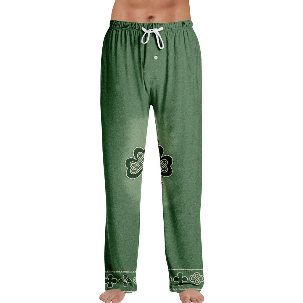 Men's St. Patrick's Day Print Home Sleep Pants