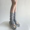 Y2K Knitted Foot Cover Sweet Mid-tube Socks Solid Color Women Leg Warmers  Streetwear
