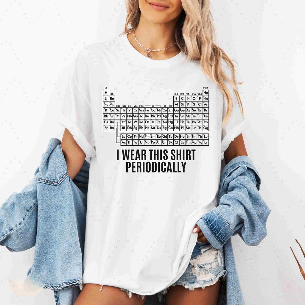 Dr Grace Periodic Table Top Project Hail Mary Jazz Hands I Wear This Tee Periodically Funny Amaze Oversized Unisex Harajuku high quality