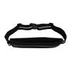 Running Waist Pack Reflective Strips Water Proof Adjustable Strap 3 Pockets Running Belt Black
