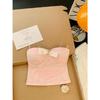 Design Sense Slim-fit Lace Splicing Tube Top Women's Summer Waist Skinny Inner Sexy Spice Sleeveless Top