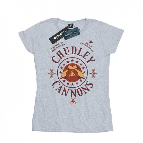 

Harry Potter Womens/Ladies Chudley Cannons Logo Cotton T-Shirt XXL білий