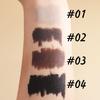 Glatter Gel-Eyeliner-Stift Wasserdicht Silber Schwarz Hohe Pigmentierung Wischfest Eyeliner-Stift Mehrfach verwendbar Lidschatten Make-up Kosmetik