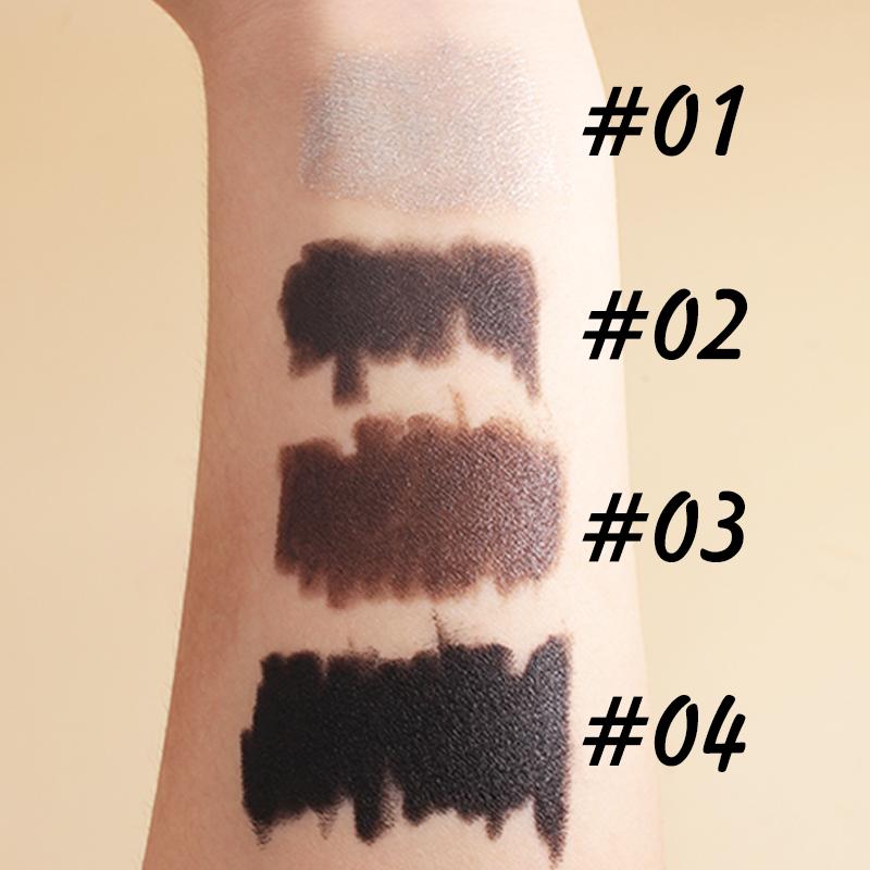 Glatter Gel-Eyeliner-Stift Wasserdicht Silber Schwarz Hohe Pigmentierung Wischfest Eyeliner-Stift Mehrfach verwendbar Lidschatten Make-up Kosmetik