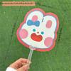 5pcs Portable Cute Cartoon Mini Hand-Cranked Fan (Random Pattern), Ideal Gift For Summer Cooling