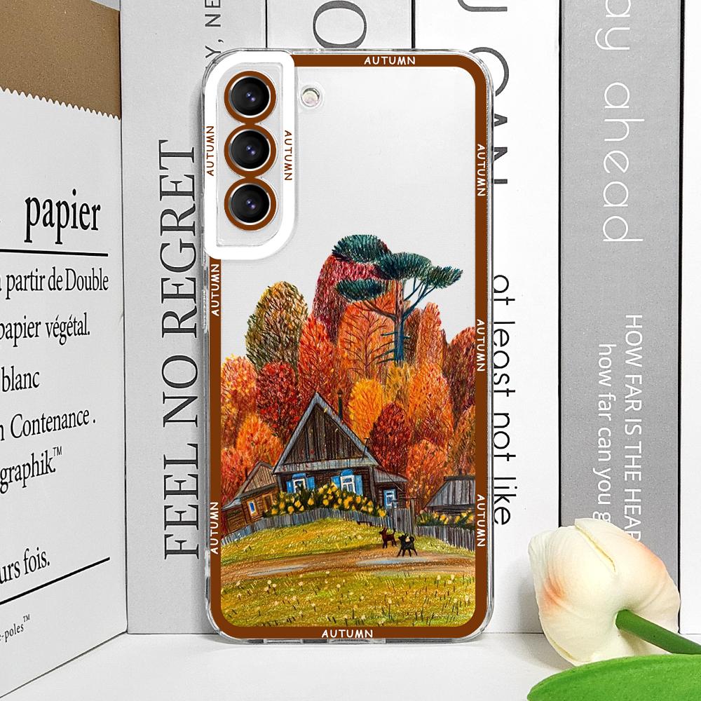 

Креативный осенний пейзаж, домик, вид, чехол для телефона для Xiaomi Redmi Note 15 Pro Plus 13 12 11 10 14 PRO+ 14C 13C 12C, мягкий чехол Redmi note 15 Pro 5G