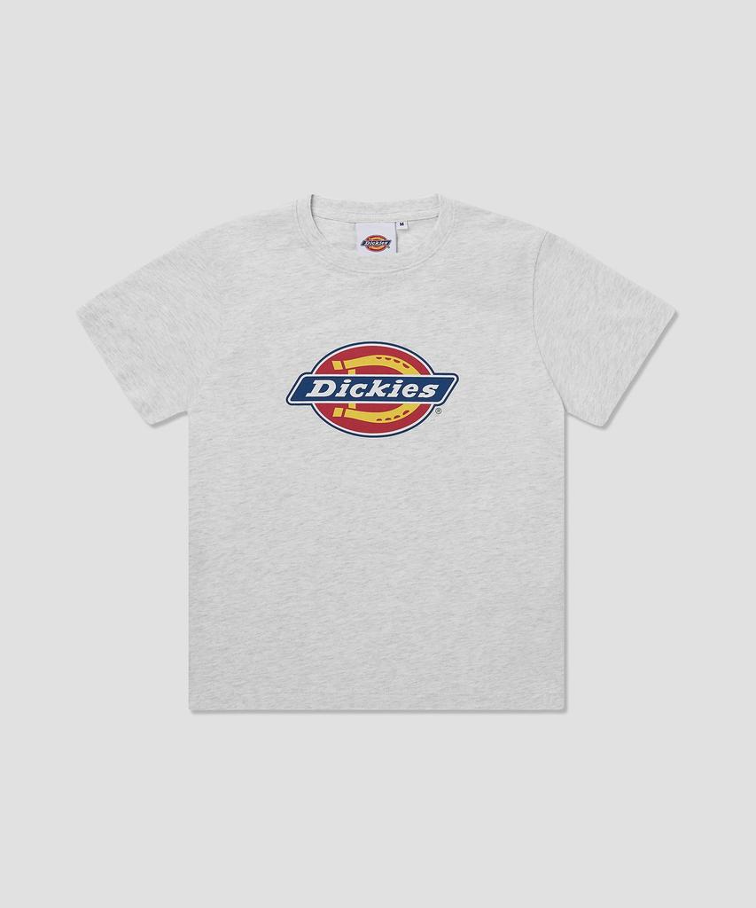 DICKIES Slim Fit Tree Logo T-Shirt White Melange