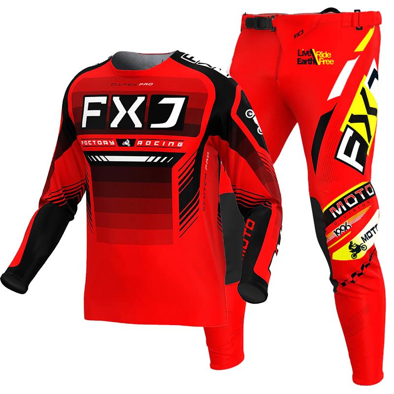 JAUNS 2026 FXJ zils enduro motokrosa