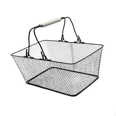 Basket of Multifunctional Metal Practical Portable with Handles for Supermarket