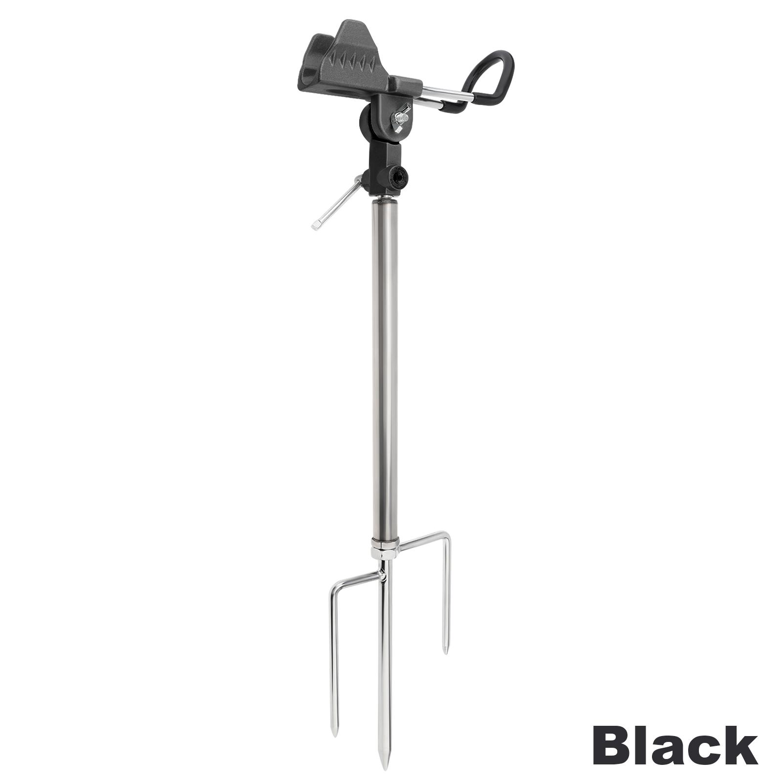 

Подставка для удочки из нержавеющей стали с тремя ножками для земли/пляжа, регулируемый и съемный держатель для удочки