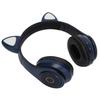 B39 Katzenohrenform Kabelloses Headset Bluetooth Niedlicher Gaming-Kopfhörer für Musik Zuhause Sport Blau